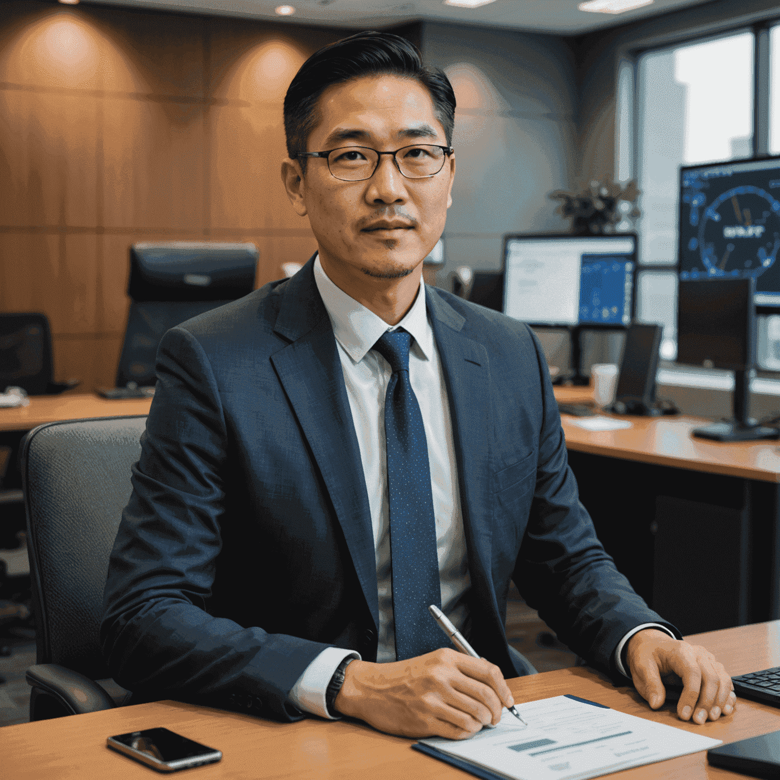 Robert Tanaka, Regulatory Affairs Specialist, discussing compliance in the fintech industry